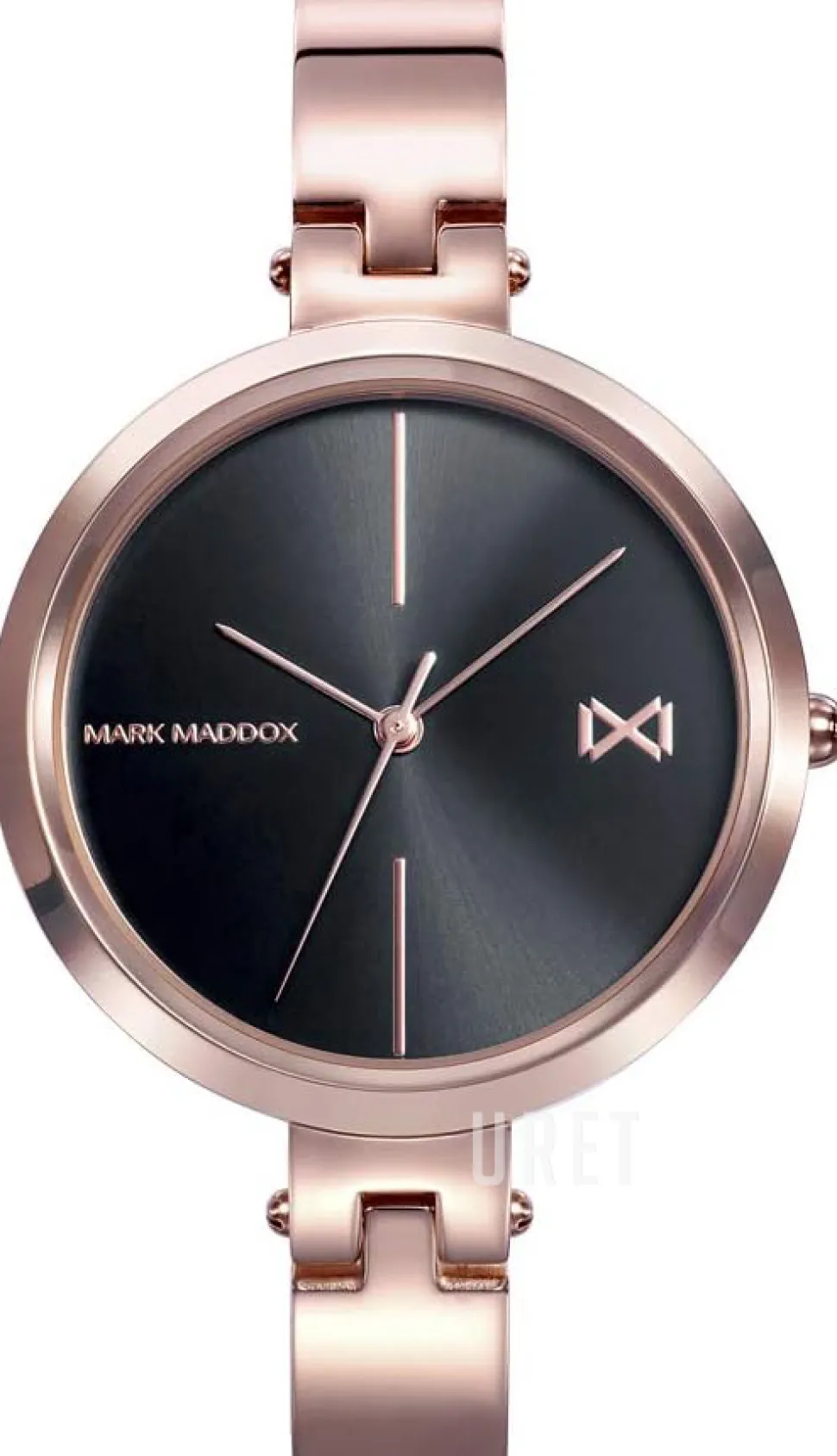 Classic Grå/Roséguldstonat stål Ø37 mm