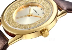 Classic Guldtonad/Läder Ø32 mm