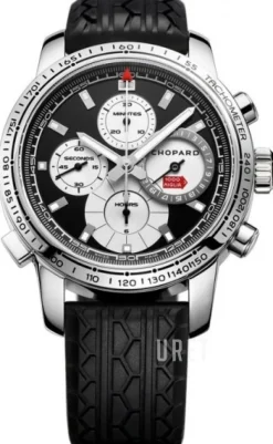 Classic Racing 1000 Miglia Second Limited Edition Svart/Gummi Ø44 mm