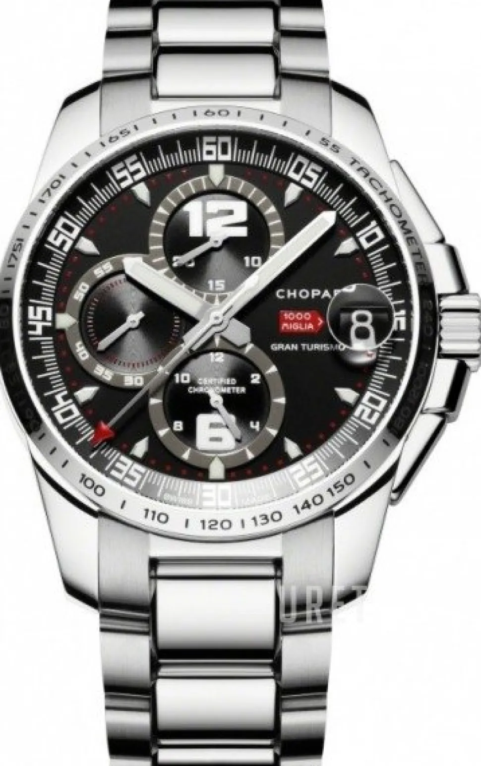 Classic Racing Mille Miglia GT XL Svart/Stål Ø44 mm