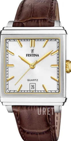 Classic Silverfärgad/Läder