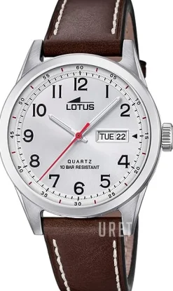 Classic Silverfärgad/Läder Ø42 mm