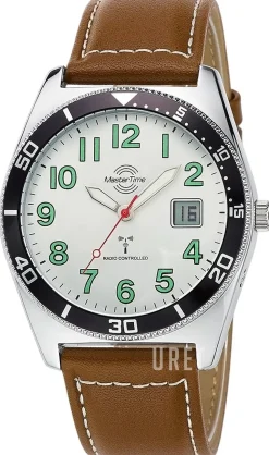 Classic Silverfärgad/Läder Ø42 mm