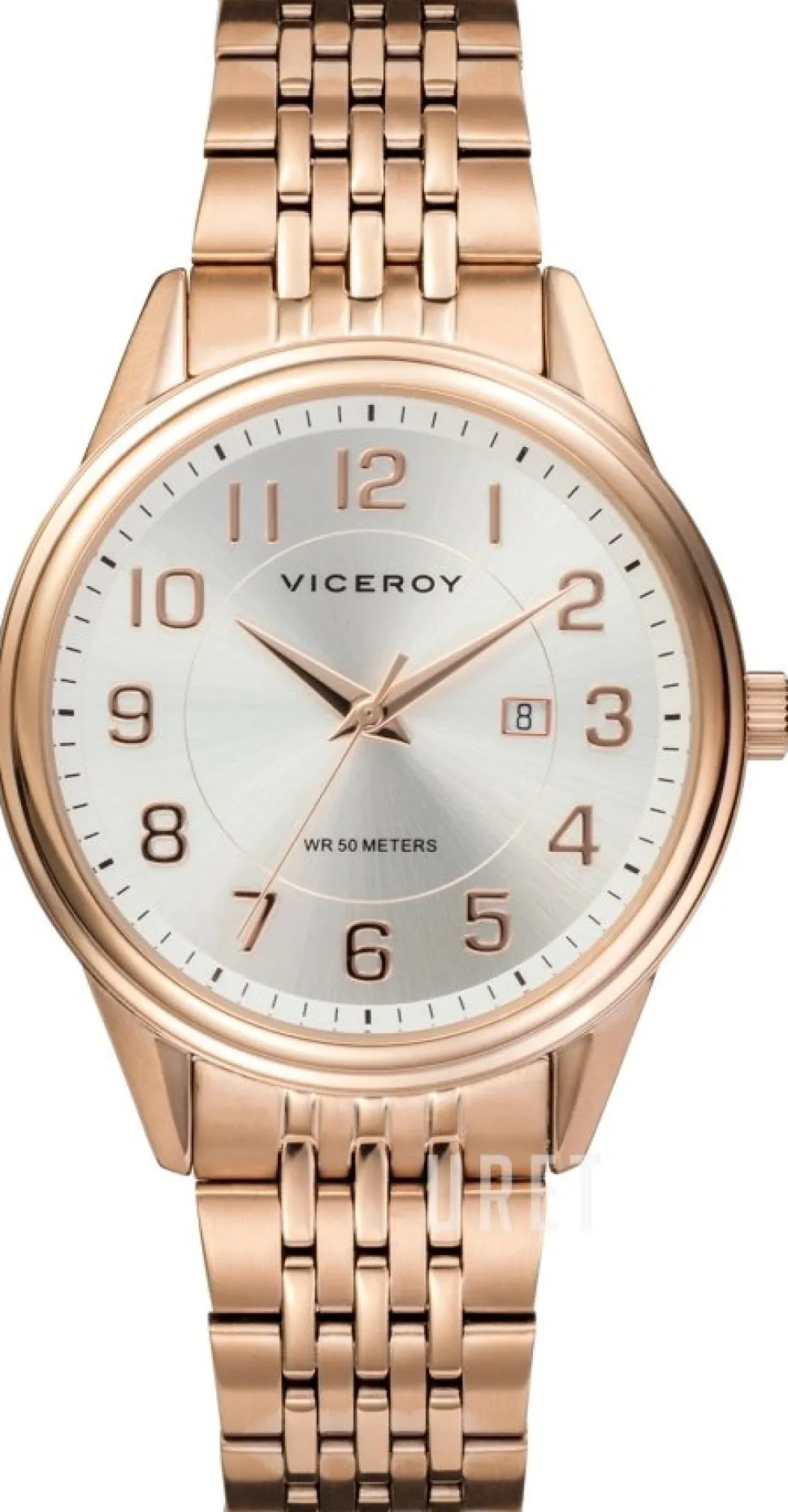 Classic Silverfärgad/Roséguldstonat stål Ø34 mm