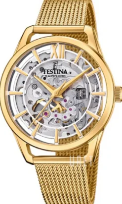 Classic Skelettskuren/Gulguldtonat stål Ø35.5 mm