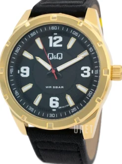 Classic Svart/Läder Ø42 mm