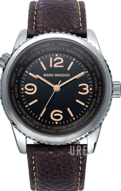 Classic Svart/Läder Ø42 mm