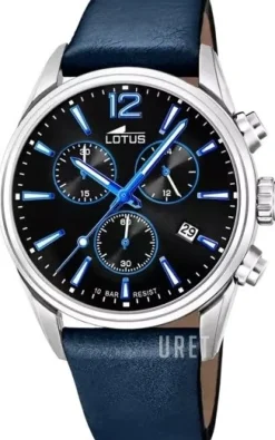 Classic Svart/Läder Ø42 mm