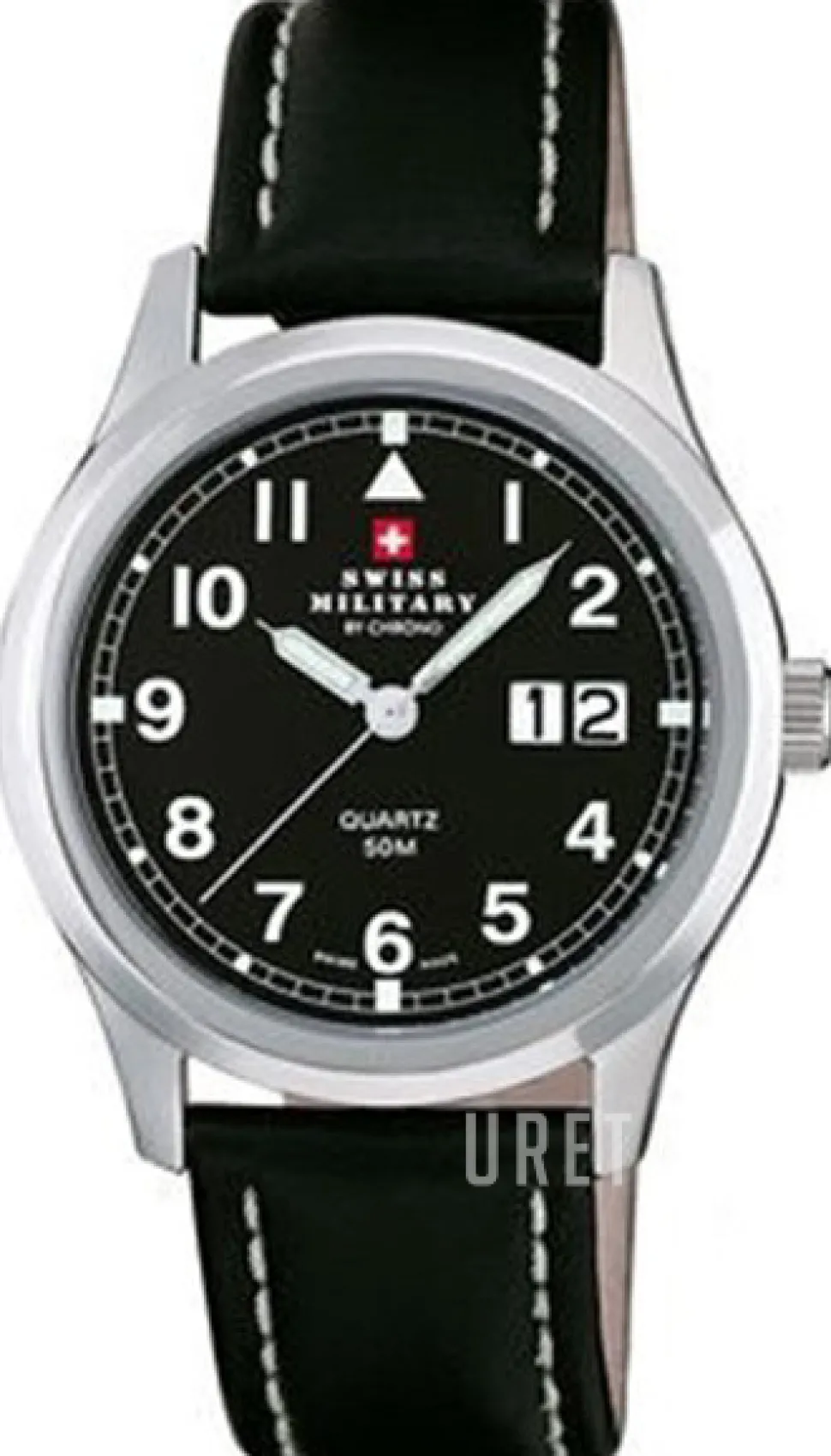 Classic Svart/Läder Ø40 mm