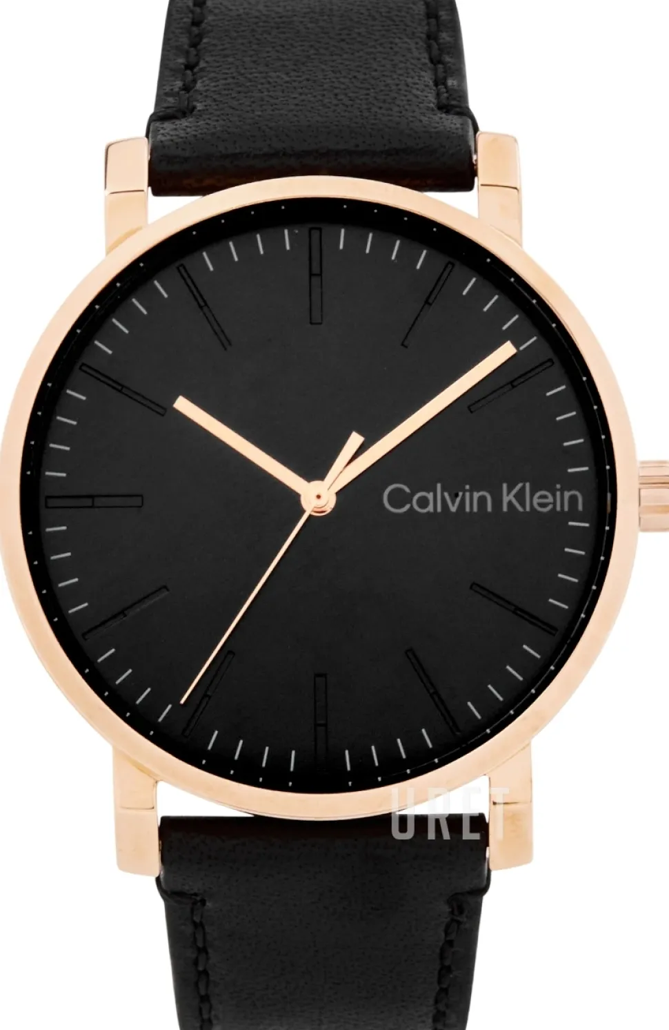 Classic Svart/Läder Ø43 mm