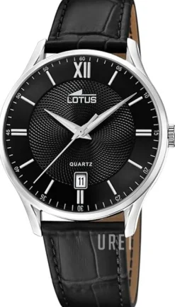 Classic Svart/Läder Ø39 mm