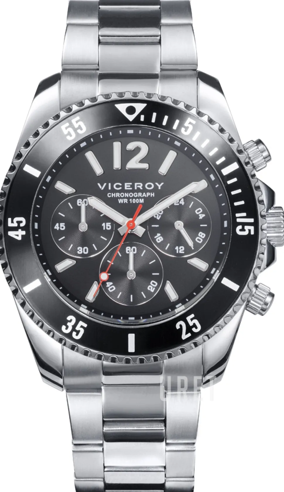 Classic Svart/Stål Ø43 mm