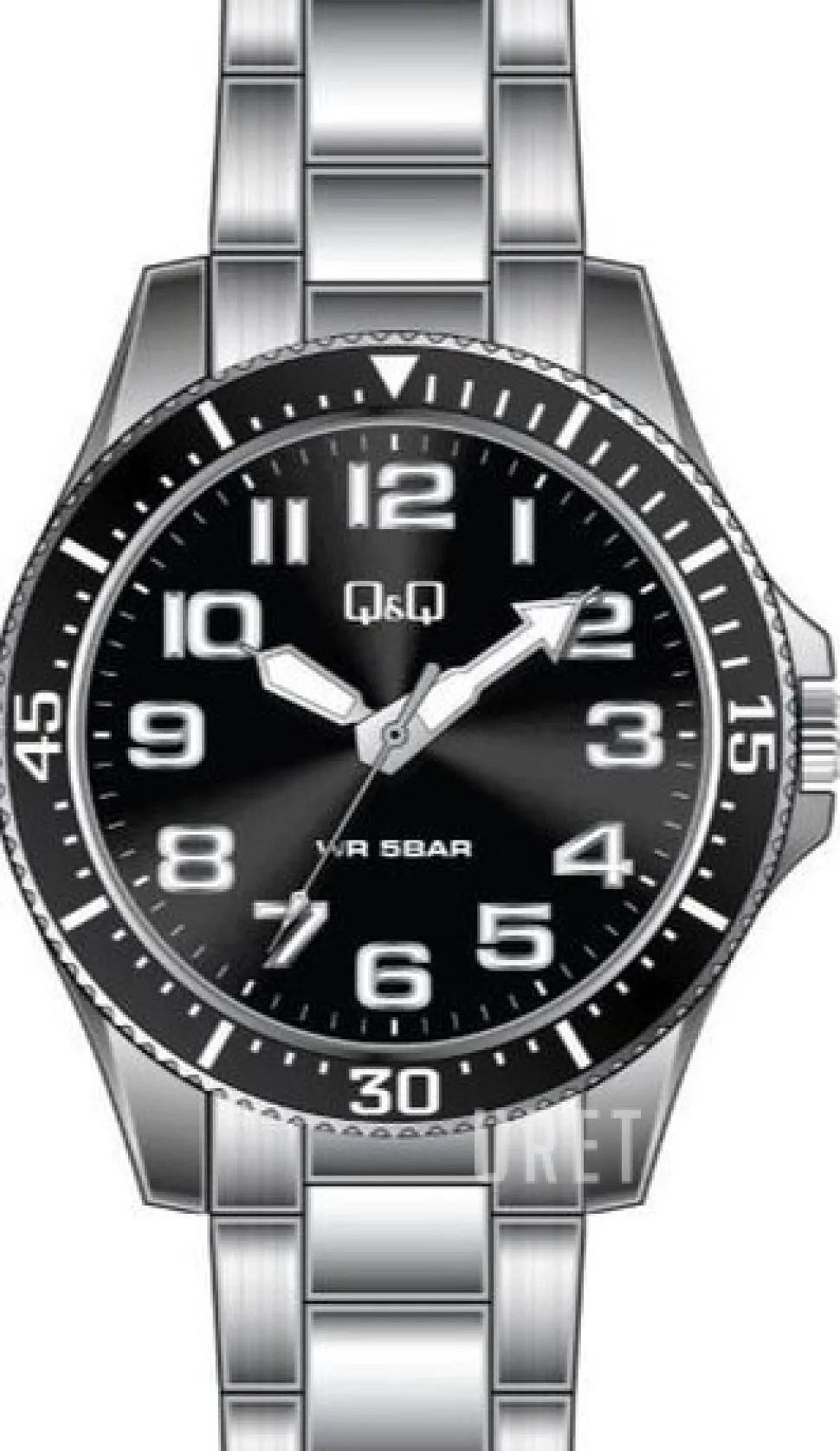 Classic Svart/Stål Ø45 mm