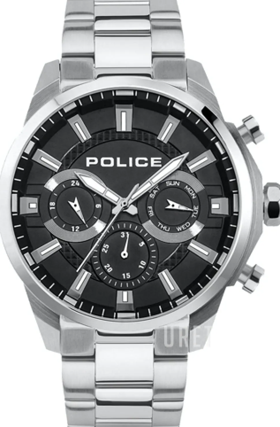 Classic Svart/Stål Ø46 mm