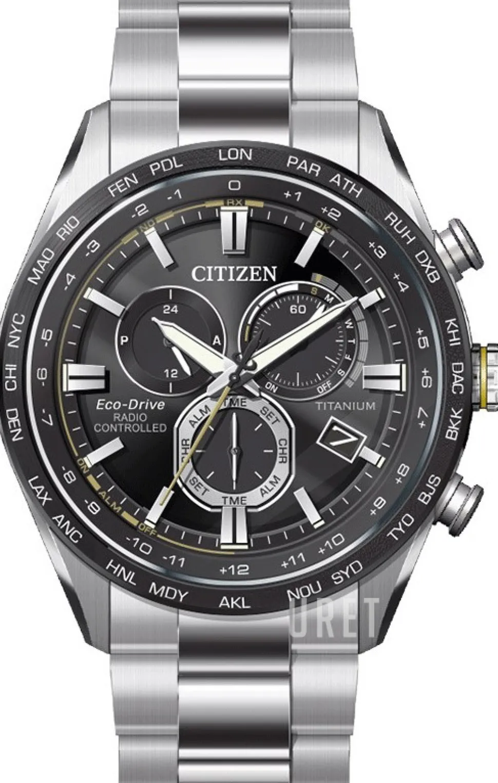 Classic Svart/Titan Ø43 mm