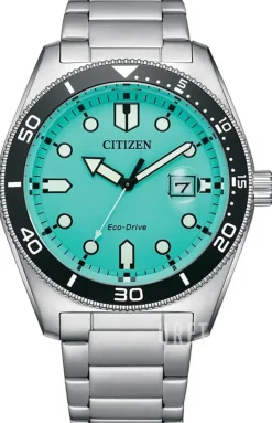 Classic Turkos/Stål Ø43 mm