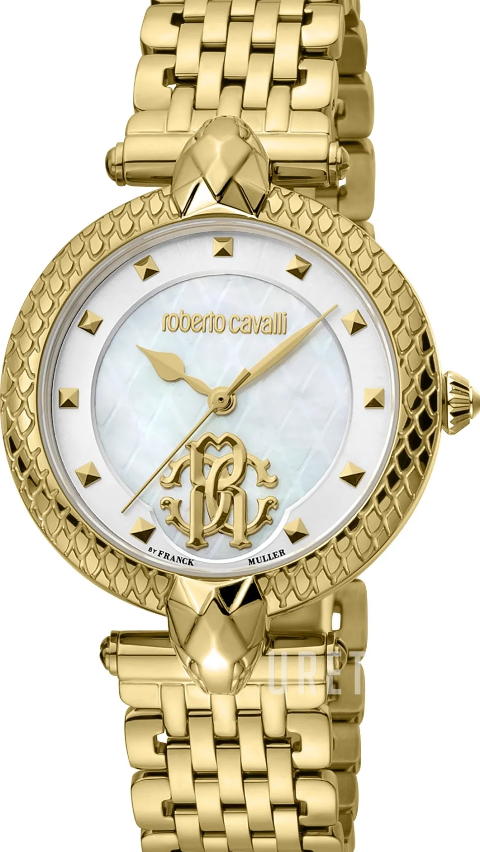 Classic Vit/Guldtonat stål Ø34 mm