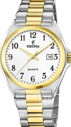 Classic Vit/Gulguldtonat stål Ø40 mm