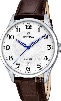 Classic Vit/Läder Ø43 mm