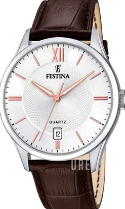 Classic Vit/Läder Ø43 mm