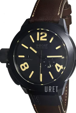 Classico Svart/Läder Ø48 mm