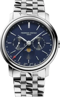 Classics Index Business Timer Blå/Stål Ø40 mm