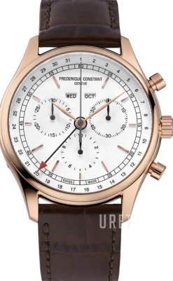 Classics Quartz Vit/Läder Ø40 mm