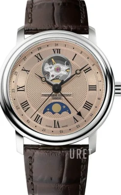 Classics Roséguldstonad/Läder Ø40 mm