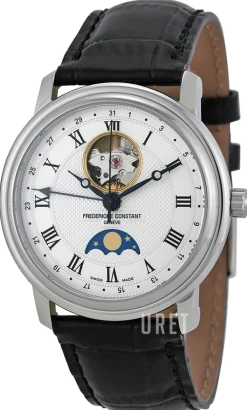 Classics Silverfärgad/Läder Ø40 mm