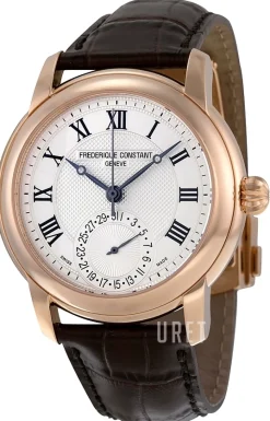 Classics Silverfärgad/Läder Ø42 mm