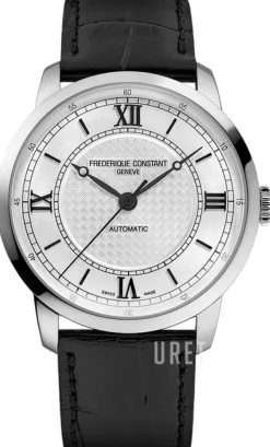 Classics Silverfärgad/Läder Ø38.5 mm