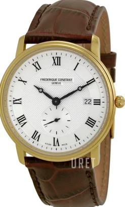 Classics Silverfärgad/Läder Ø39 mm