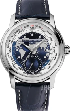 Classics Silverfärgad/Läder Ø42 mm