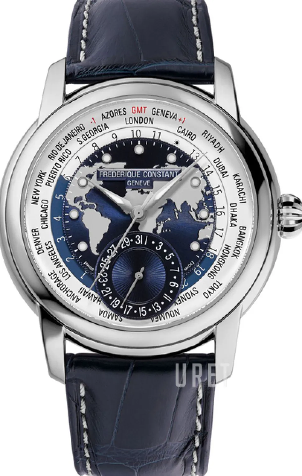 Classics Silverfärgad/Läder Ø42 mm