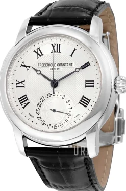 Classics Silverfärgad/Läder Ø42 mm