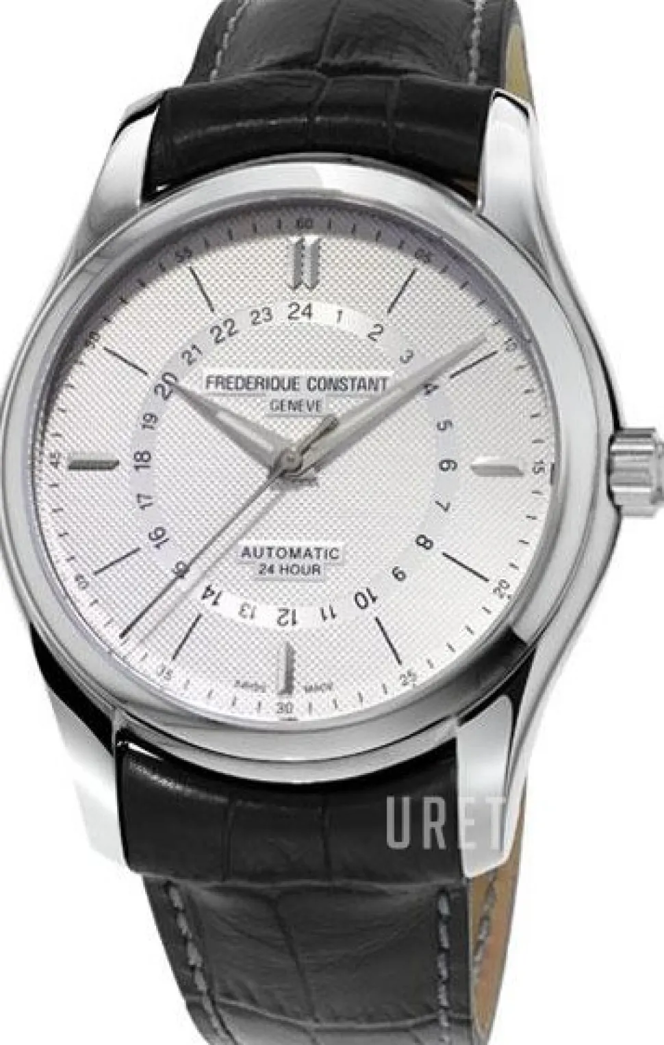 Classics Silverfärgad/Läder Ø43 mm