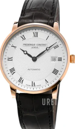 Classics Silverfärgad/Läder Ø37.5 mm