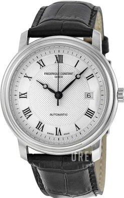 Classics Silverfärgad/Läder Ø40 mm