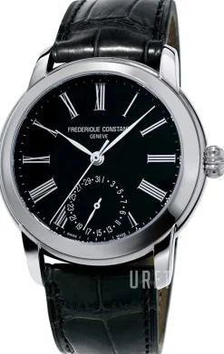 Classics Svart/Läder Ø42 mm