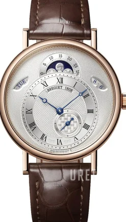 Classique Silverfärgad/Läder Ø39 mm