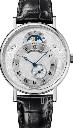 Classique Silverfärgad/Läder Ø39 mm