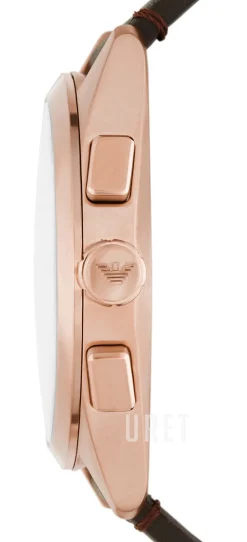 Claudio Blå/Läder Ø43 mm