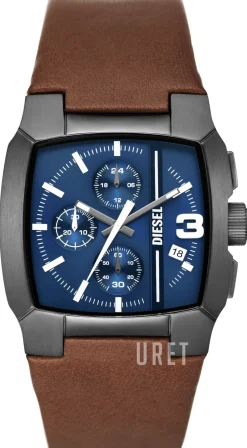 Cliffhanger Blå/Läder Ø40 mm