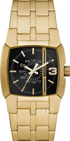 Cliffhanger Svart/Guldtonat stål Ø36 mm