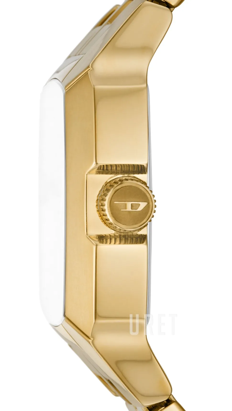 Cliffhanger Svart/Guldtonat stål Ø36 mm