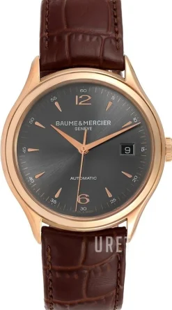 CLIFTON Grå/Läder Ø38.8 mm