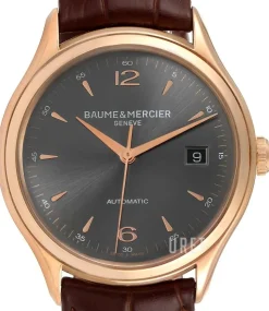 CLIFTON Grå/Läder Ø38.8 mm