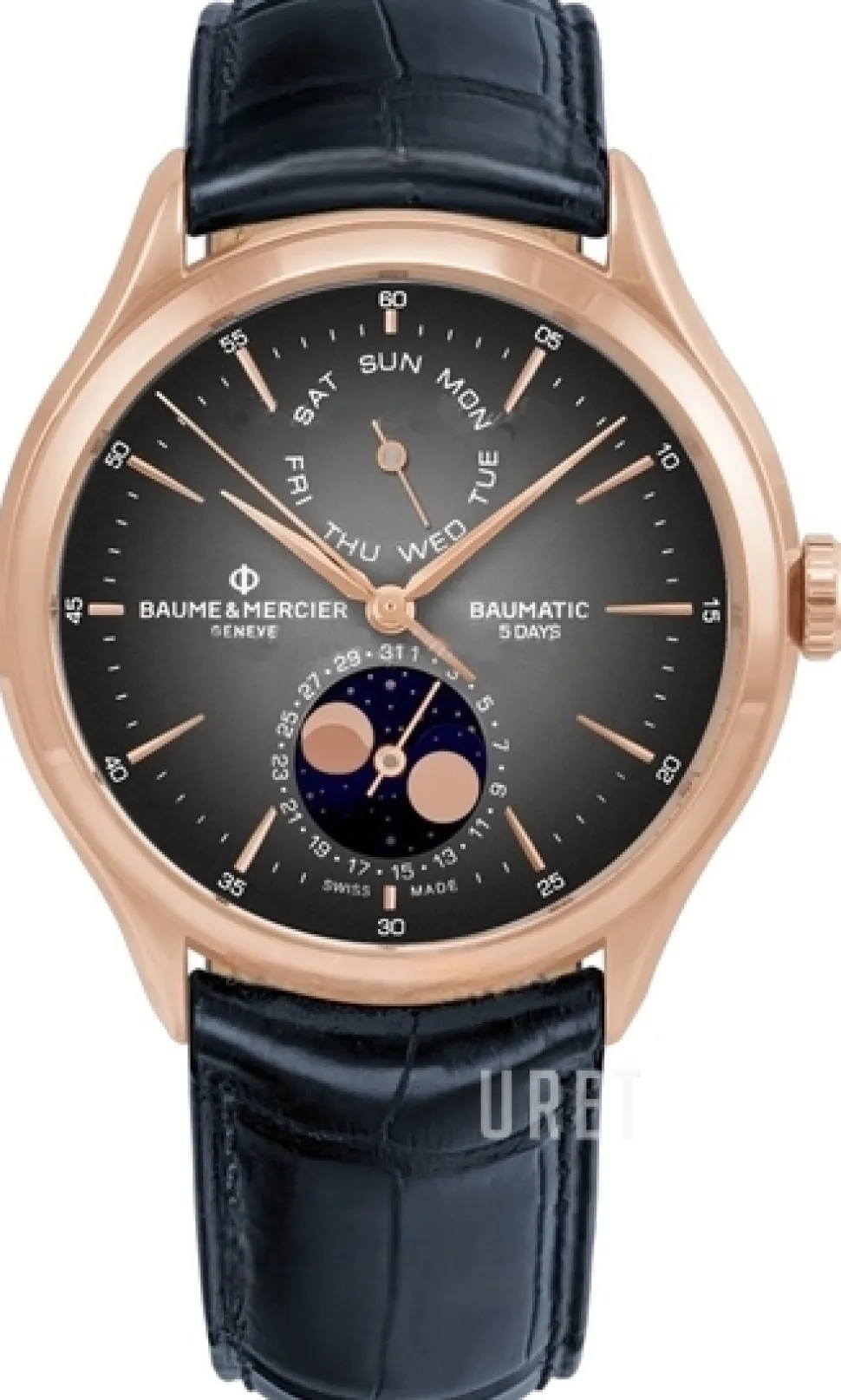 Clifton Grå/Läder Ø42.1 mm