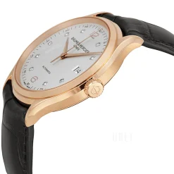 CLIFTON Silverfärgad/Läder Ø38.8 mm