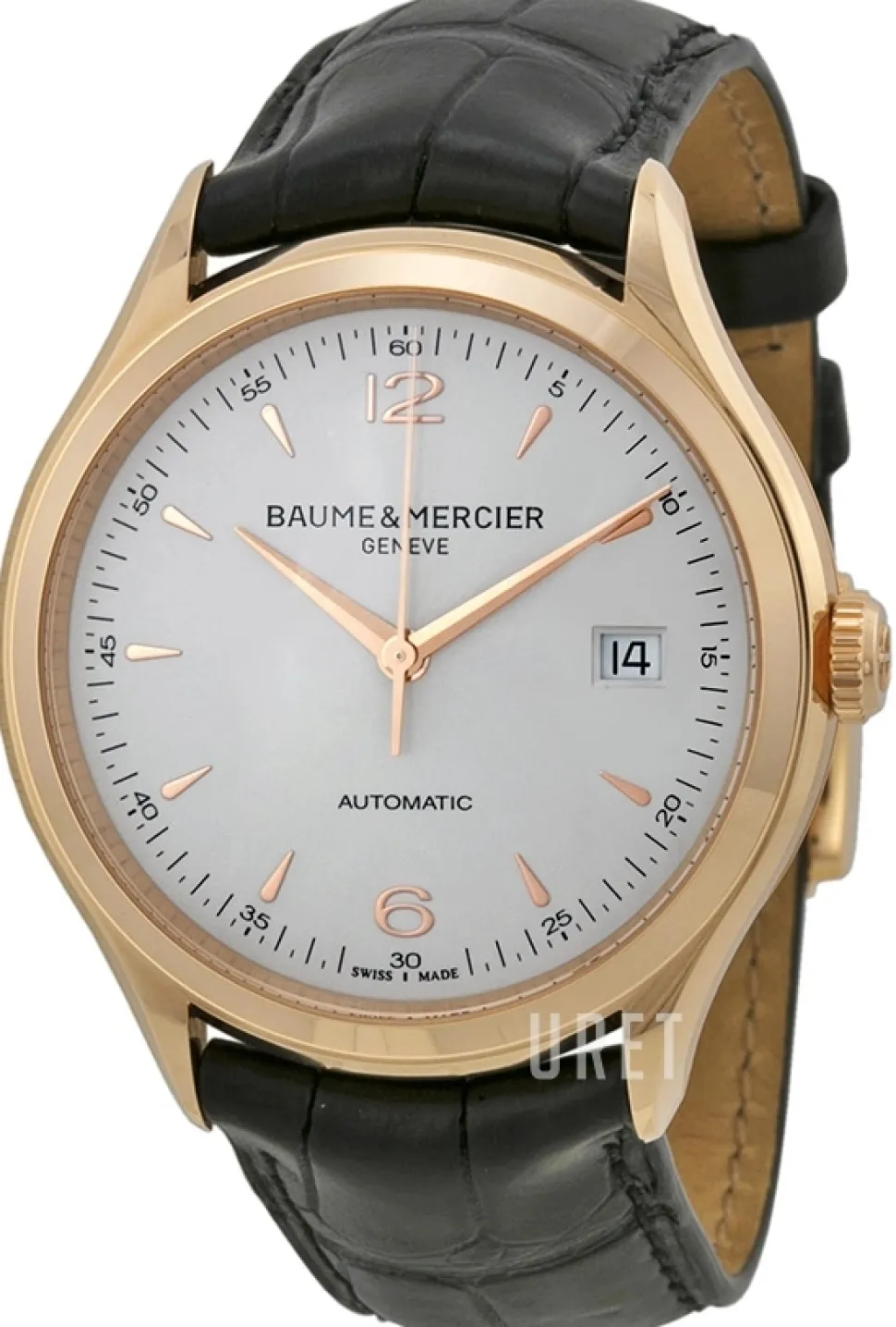 CLIFTON Silverfärgad/Läder Ø38.8 mm